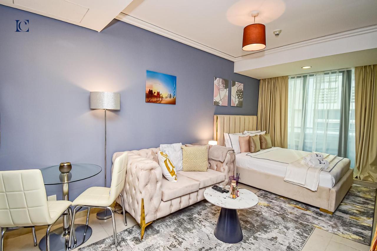 Luxury Escapes - Modern Studio Apt - Metro, Beach & Mall Mins Away Dubai Exterior foto
