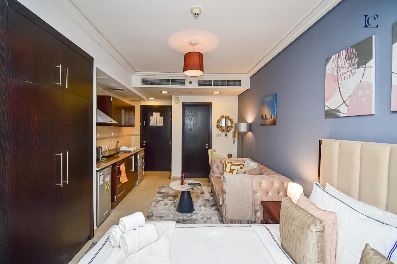 Luxury Escapes - Modern Studio Apt - Metro, Beach & Mall Mins Away Dubai Exterior foto