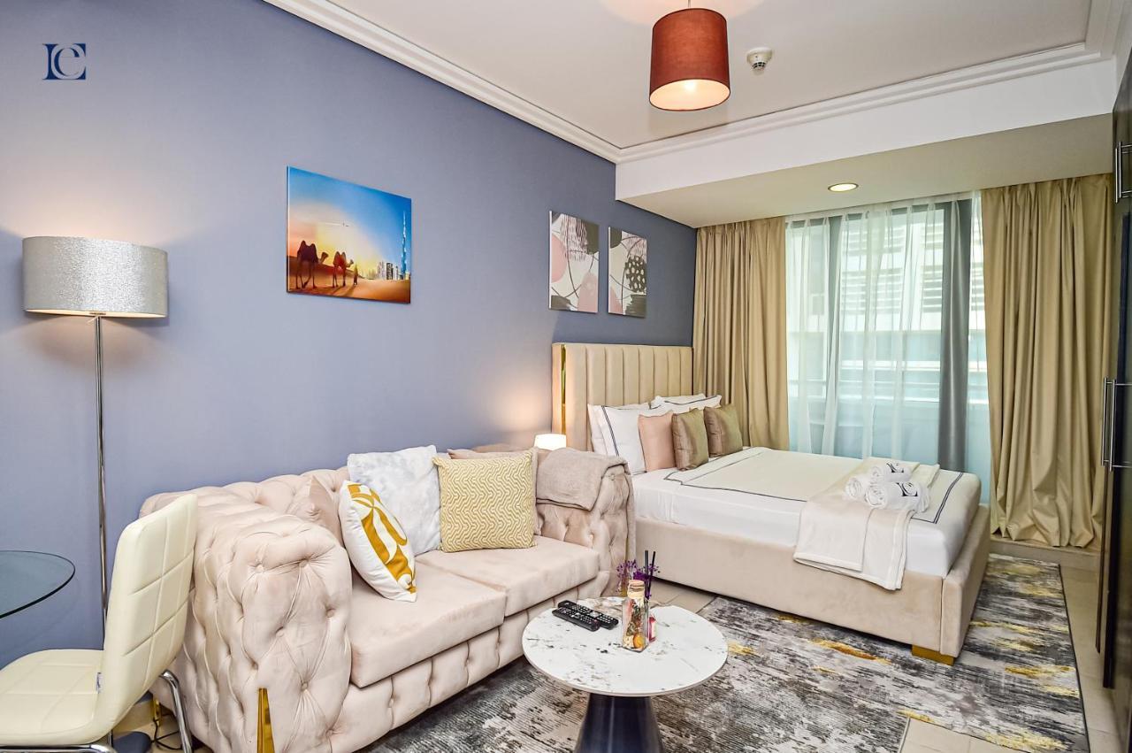 Luxury Escapes - Modern Studio Apt - Metro, Beach & Mall Mins Away Dubai Exterior foto